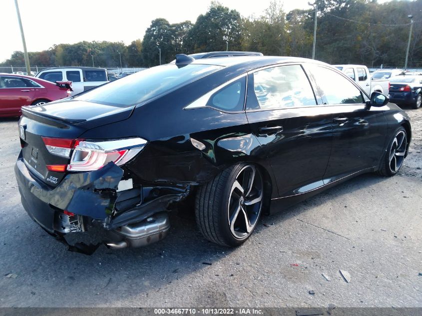 2022 HONDA ACCORD SEDAN SPORT VIN: 1HGCV2F39NA014168