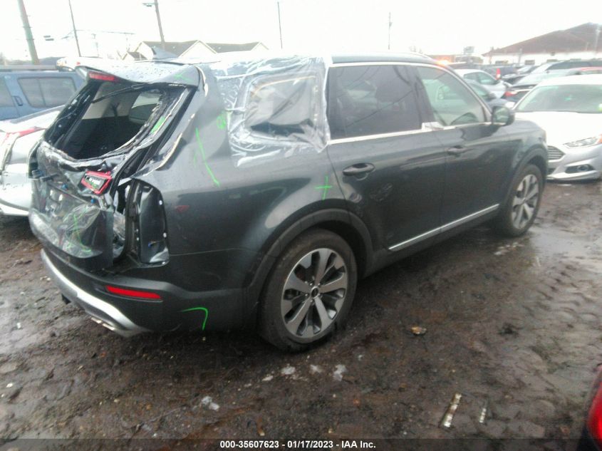 2022 KIA TELLURIDE EX VIN: 5XYP3DHC7NG261221