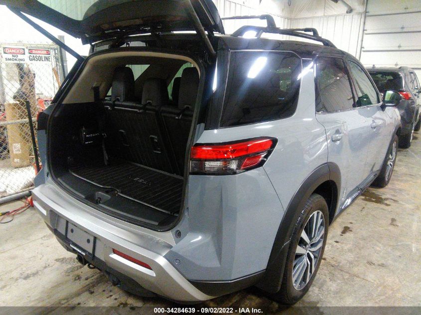 2022 NISSAN PATHFINDER PLATINUM VIN: 5N1DR3DK0NC223712