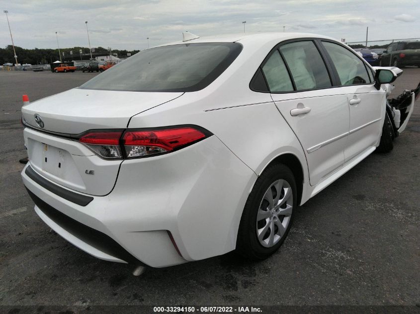 2021 TOYOTA COROLLA LE VIN: JTDEPMAE8MJ172554
