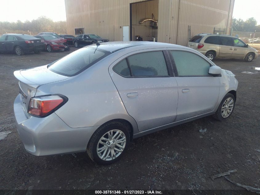 2022 MITSUBISHI MIRAGE G4 BLACK EDITION VIN: ML32FUFJ9NHF05984