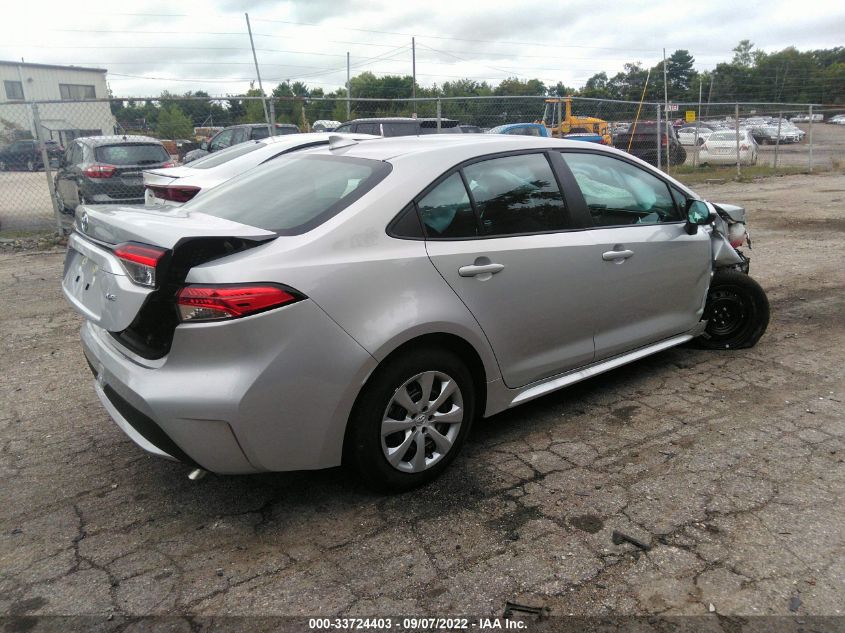 2022 TOYOTA COROLLA LE VIN: 5YFEPMAE6NP329026