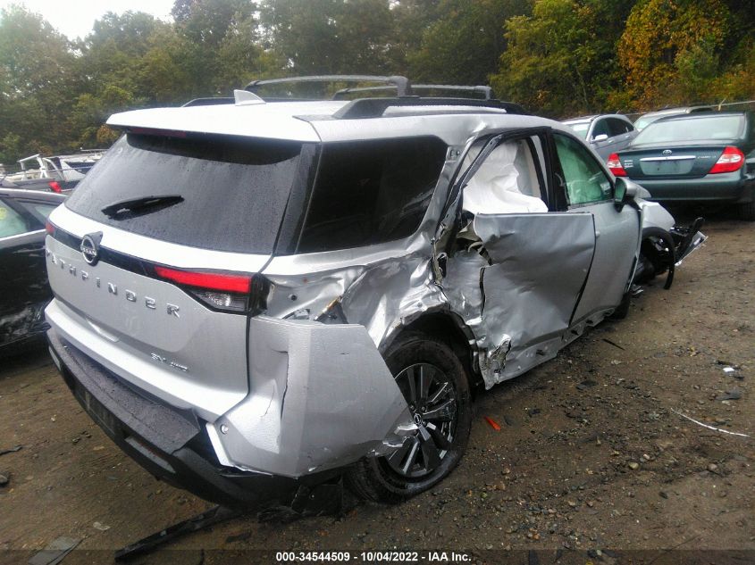 2022 NISSAN PATHFINDER SV VIN: 5N1DR3BD4NC232739