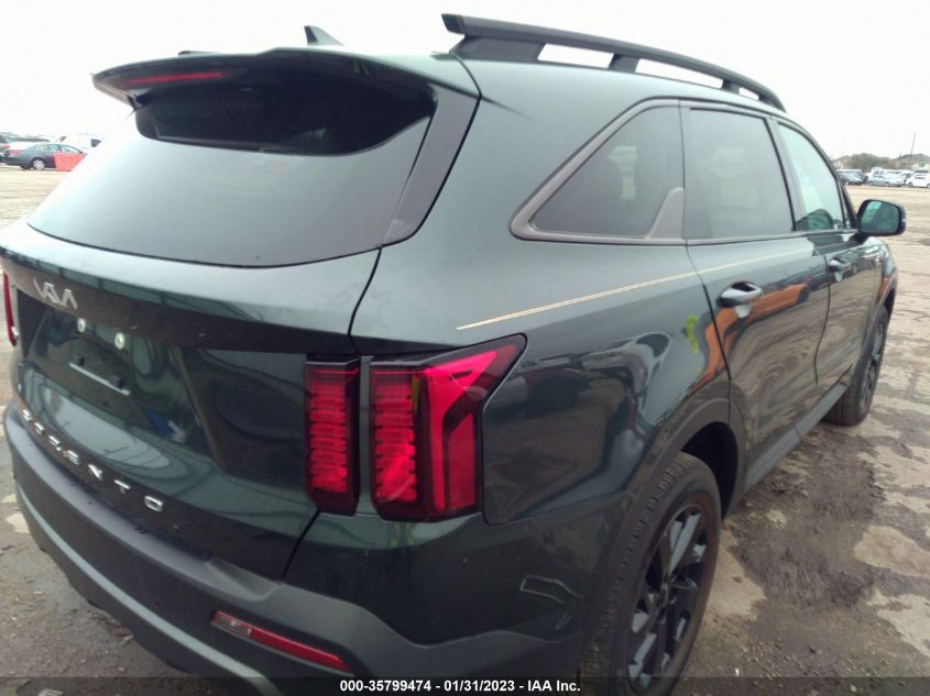 2022 KIA SORENTO X-LINE S VIN: 5XYRLDLC5NG141773