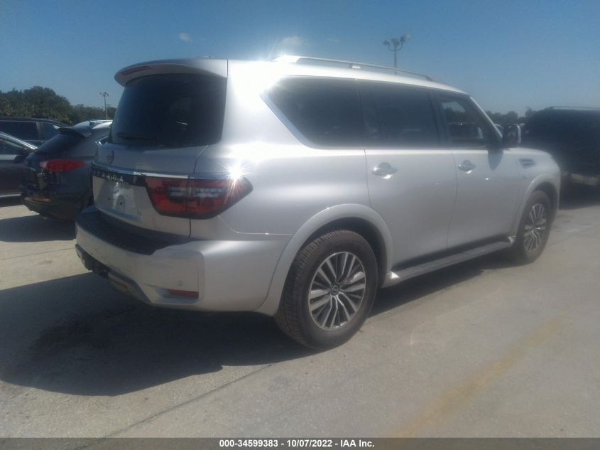 2022 NISSAN ARMADA SV VIN: JN8AY2AC9N9161262