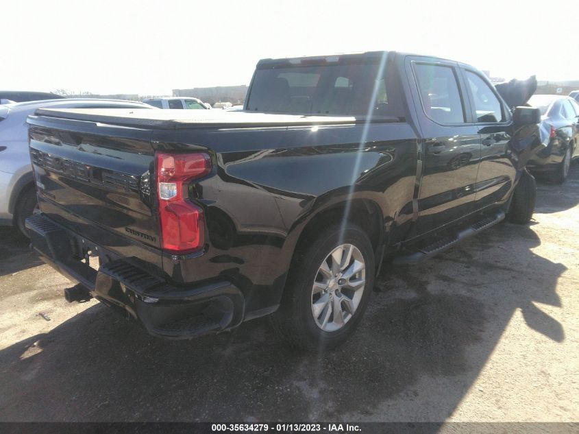 2021 CHEVROLET SILVERADO 1500 CUSTOM VIN: 1GCPWBEH8MZ132724