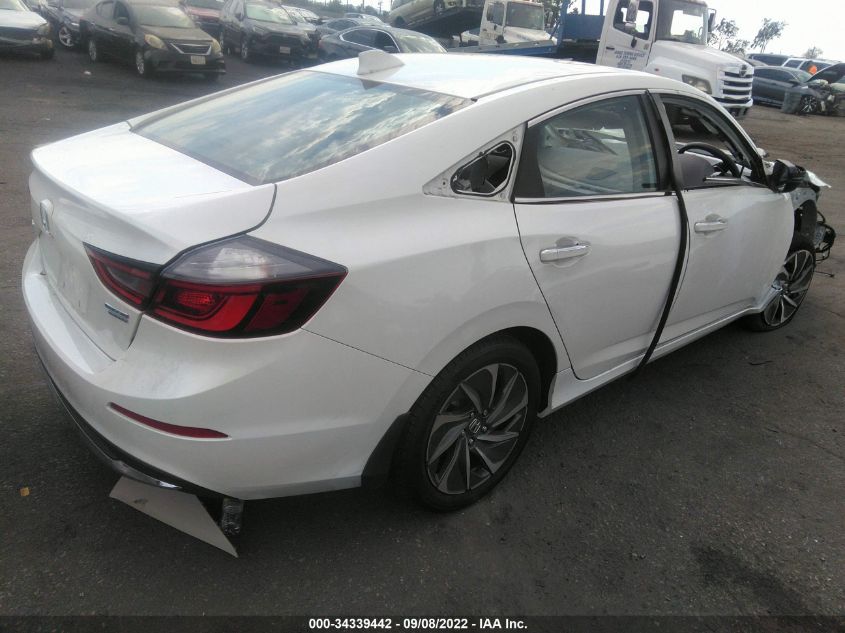 2022 HONDA INSIGHT TOURING VIN: 19XZE4F9XNE013469