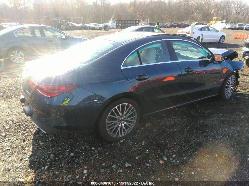 2020 MERCEDES-BENZ CLA CLA 250 VIN: WDD5J4HB3LN026962