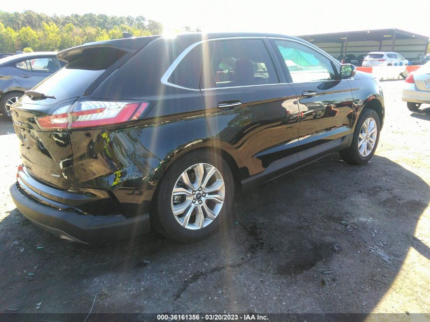2022 FORD EDGE TITANIUM VIN: 2FMPK4K93NBB06195