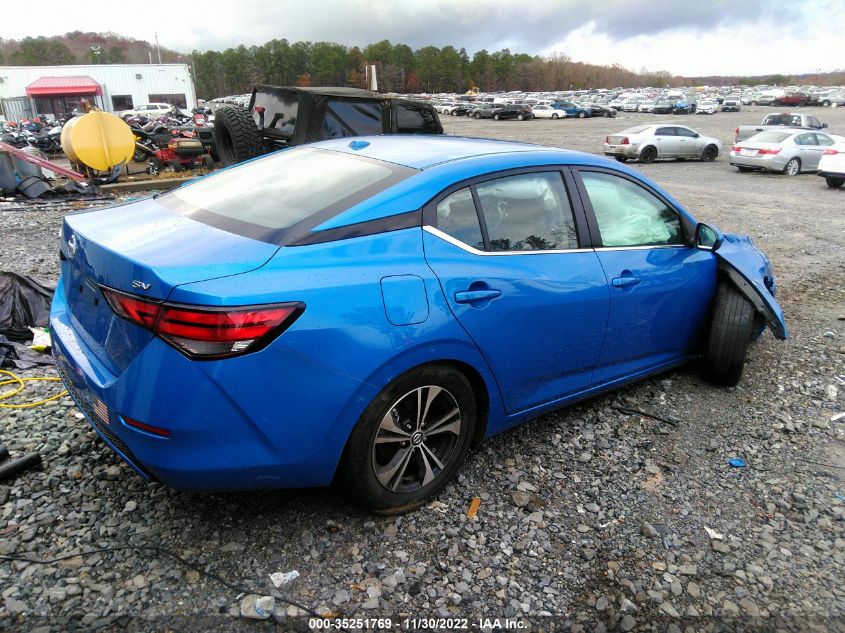 2021 NISSAN SENTRA SV VIN: 3N1AB8CVXMY293098