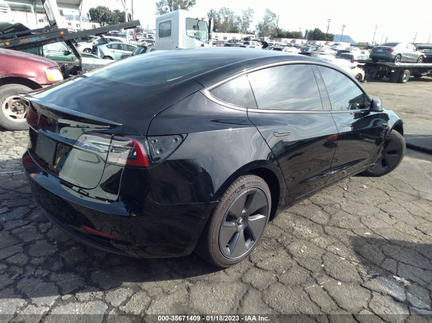 2022 TESLA MODEL 3 VIN: 5YJ3E1EA6NF336346