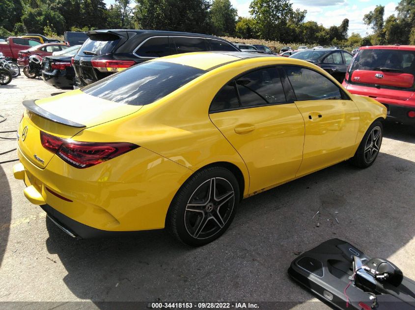 2020 MERCEDES-BENZ CLA CLA 250 VIN: W1K5J4HB3LN087356