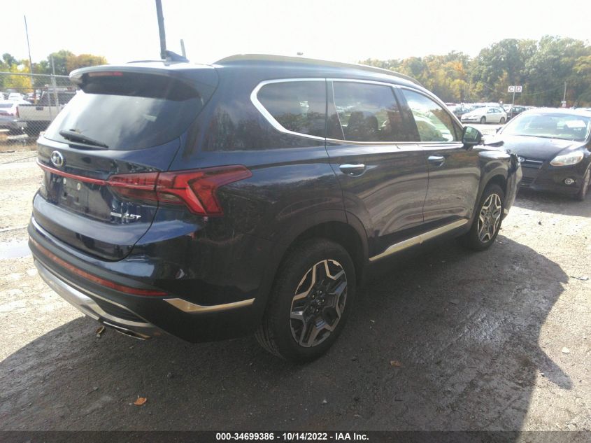 2022 HYUNDAI SANTA FE LIMITED VIN: 5NMS4DAL6NH385794