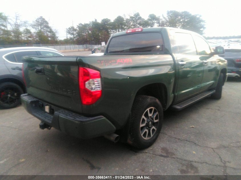 2021 TOYOTA TUNDRA 4WD PLATINUM/1794 EDITION VIN: 5TFAY5F10MX035676