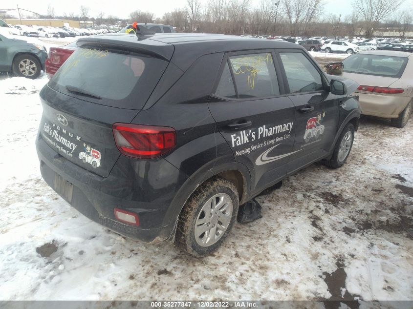 2022 HYUNDAI VENUE SE VIN: KMHRB8A35NU149363