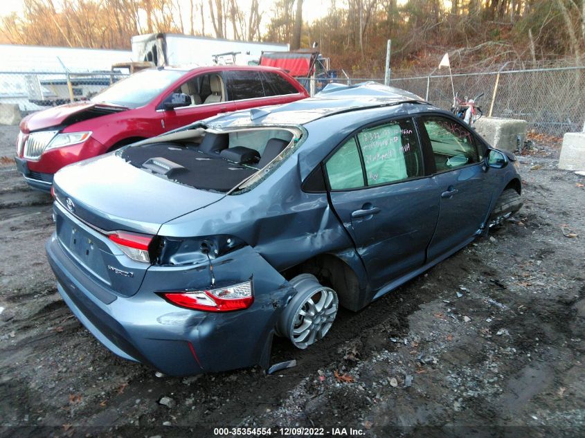 2022 TOYOTA COROLLA HYBRID LE VIN: JTDEAMDE3NJ053793