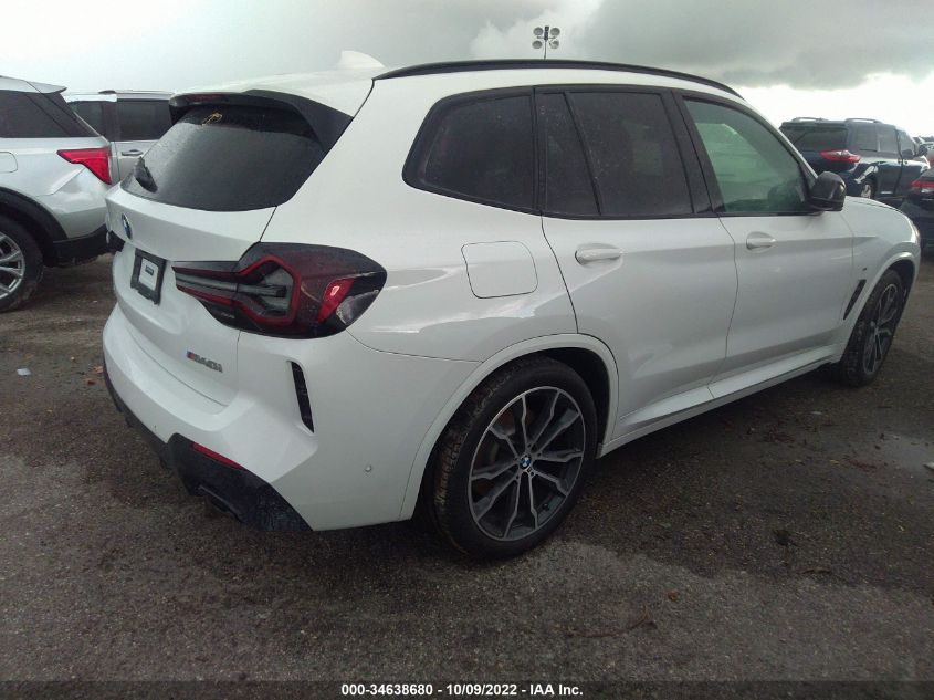 2022 BMW X3 M40I VIN: 5UX83DP00N9J11303