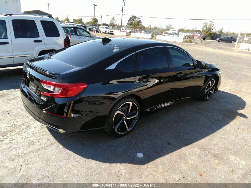 2022 HONDA ACCORD SEDAN SPORT SE VIN: 1HGCV1F41NA000056