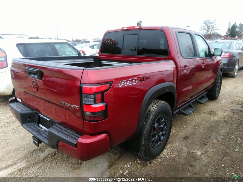 2022 NISSAN FRONTIER PRO-4X VIN: 1N6ED1EK9NN695323