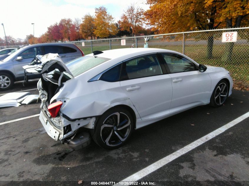 2022 HONDA ACCORD SEDAN SPORT VIN: 1HGCV1F38NA045972