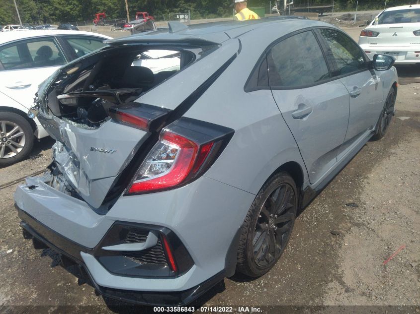 2021 HONDA CIVIC HATCHBACK SPORT VIN: SHHFK7H47MU417397