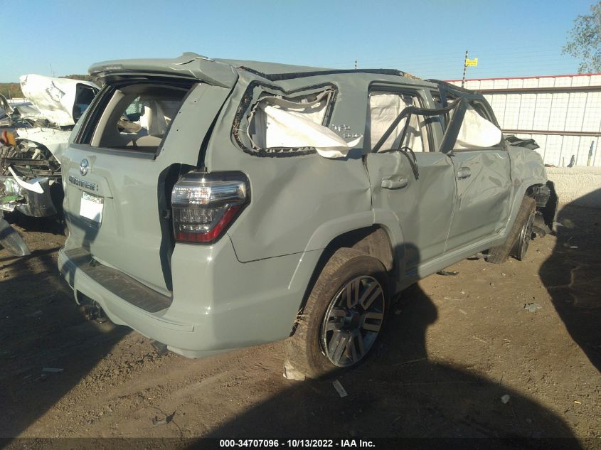 2022 TOYOTA 4RUNNER TRD SPORT VIN: JTESU5JR3N5977713