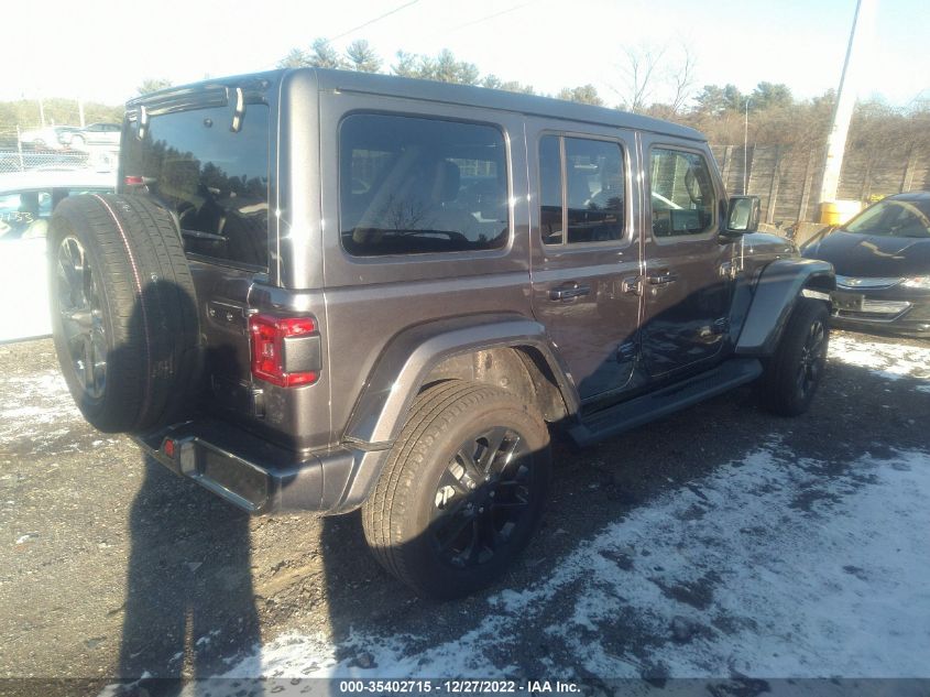 2021 JEEP WRANGLER 4XE UNLIMITED SAHARA HIGH VIN: 1C4JJXP68MW676235
