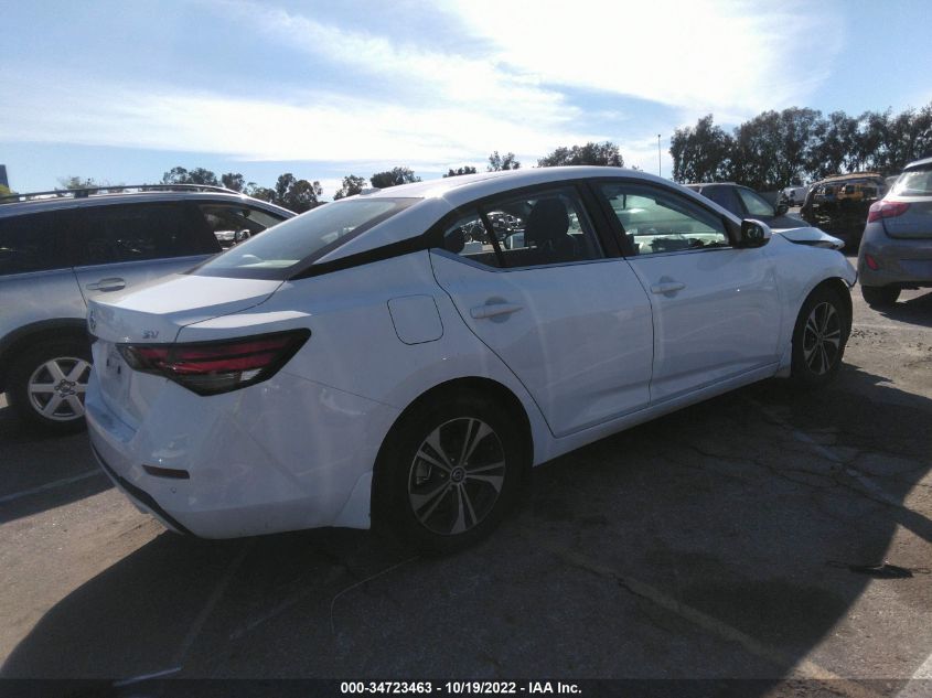 2022 NISSAN SENTRA SV VIN: 3N1AB8CV2NY251168