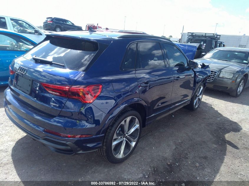 2022 AUDI Q3 S LINE PREMIUM PLUS VIN: WA1EECF33N1135513