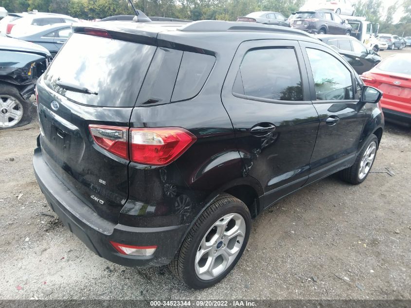2022 FORD ECOSPORT SE VIN: MAJ6S3GL3NC463073
