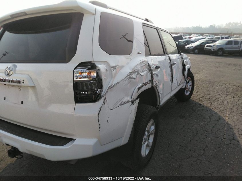 2022 TOYOTA 4RUNNER SR5 PREMIUM VIN: JTENU5JR7N6008293