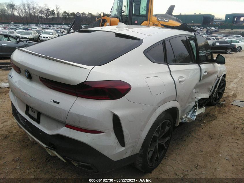 2023 BMW X6 XDRIVE40I VIN: 5UXCY6C08P9N69459