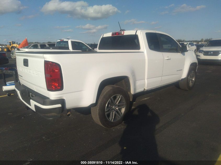 2021 CHEVROLET COLORADO 2WD WORK TRUCK VIN: 1GCHSBEA3M1223983