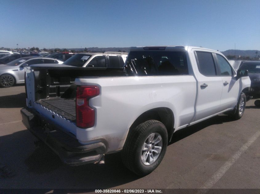 2022 CHEVROLET SILVERADO 1500 WORK TRUCK VIN: 3GCPAAED0NG623554