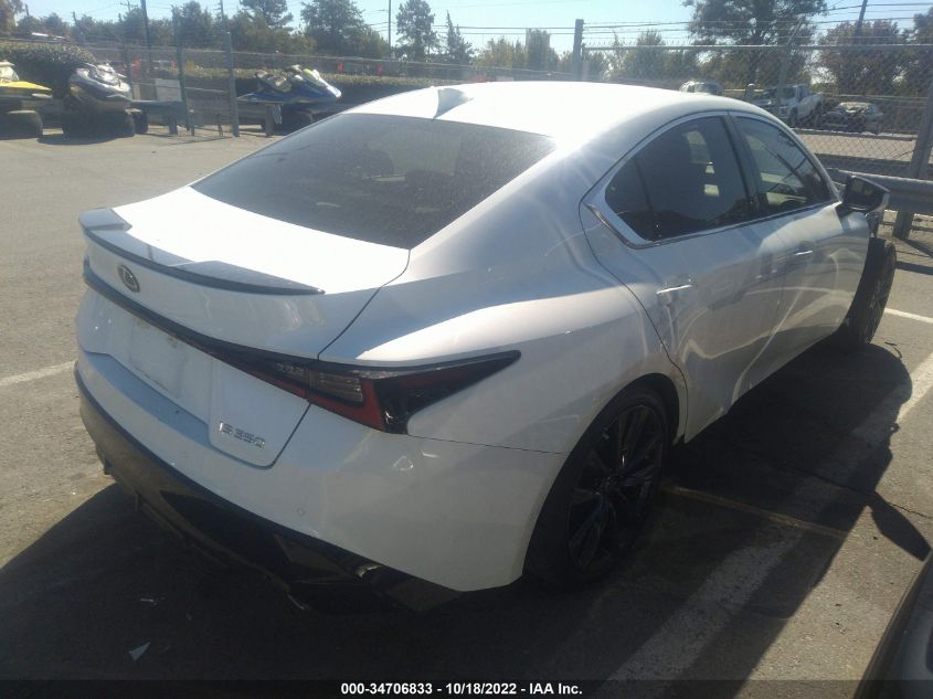 2022 LEXUS IS IS 350 F SPORT VIN: JTHGZ1B22N5049489