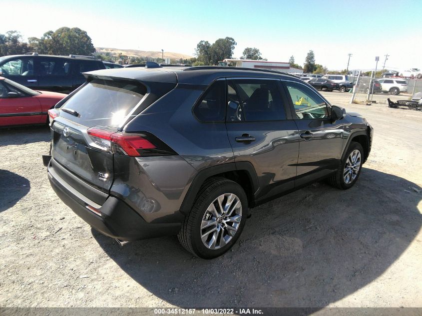 2022 TOYOTA RAV4 XLE PREMIUM VIN: 2T3A1RFV1NC292741