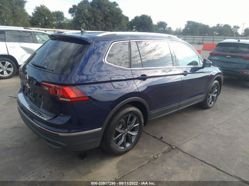 2022 VOLKSWAGEN TIGUAN SE VIN: 3VV3B7AX6NM059944