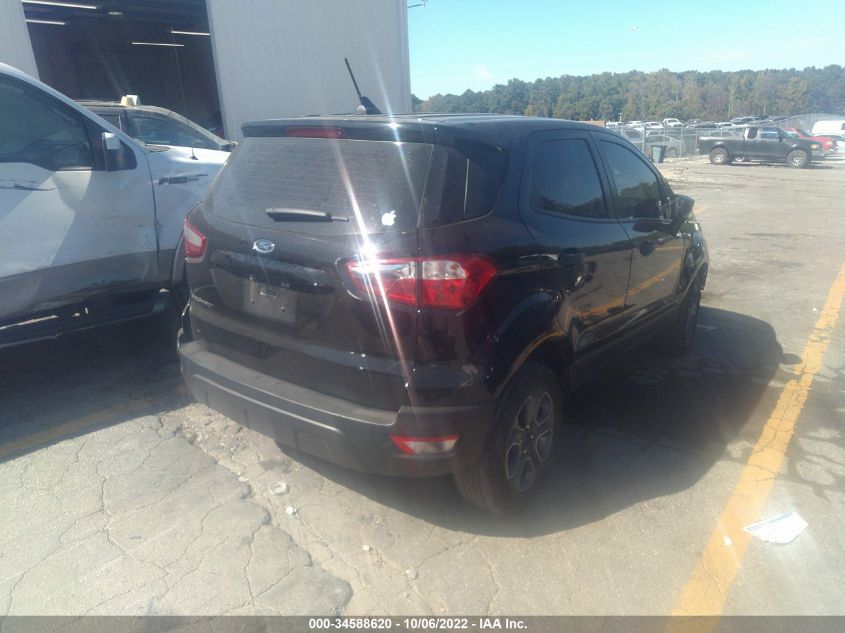 2021 FORD ECOSPORT S VIN: MAJ3S2FE2MC402599
