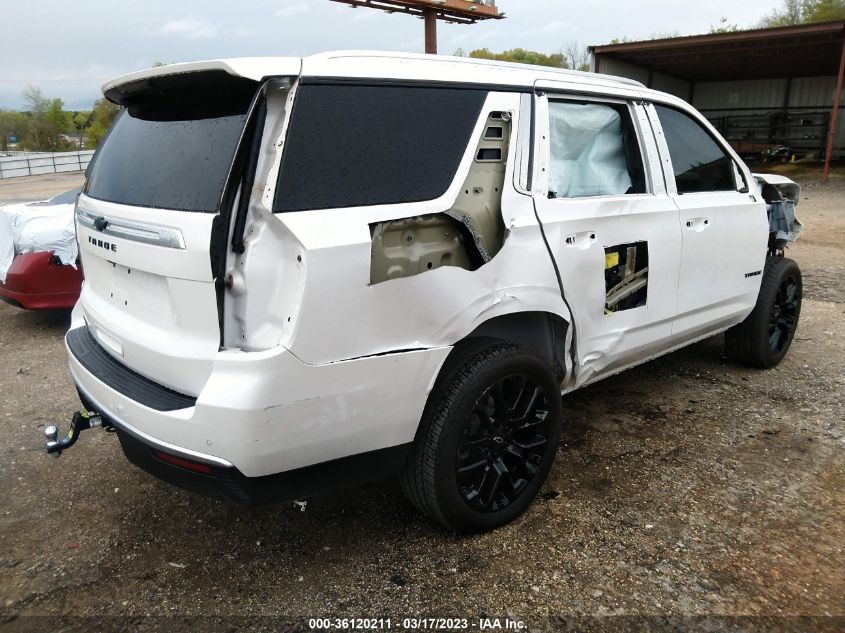 2022 CHEVROLET TAHOE HIGH COUNTRY VIN: 1GNSKTKTXNR282007