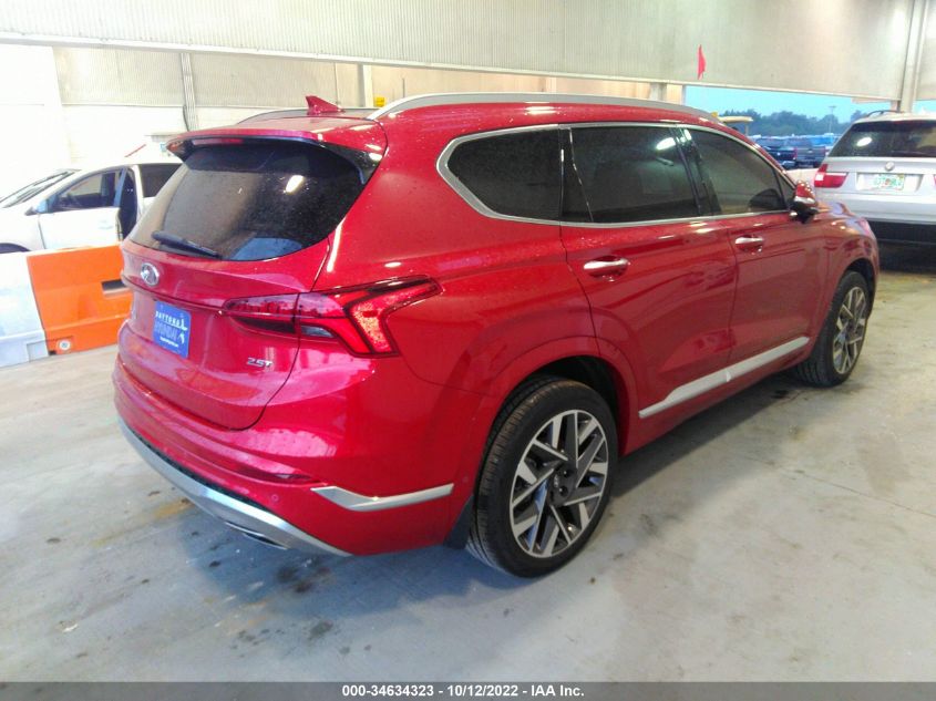 2022 HYUNDAI SANTA FE CALLIGRAPHY VIN: 5NMS54AL0NH463984