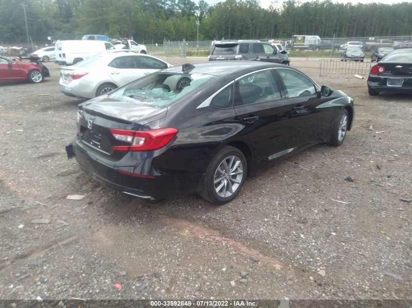 2022 HONDA ACCORD SEDAN LX VIN: 1HGCV1F10NA055118