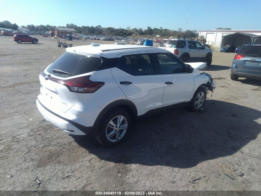 2022 NISSAN KICKS S VIN: 3N1CP5BV6NL518321