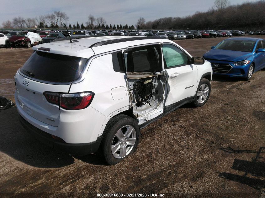 2022 JEEP COMPASS LATITUDE VIN: 3C4NJDBB5NT217031