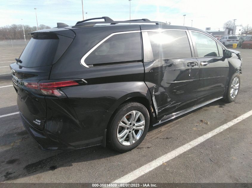 2022 TOYOTA SIENNA XSE VIN: 5TDDSKFC8NS042719