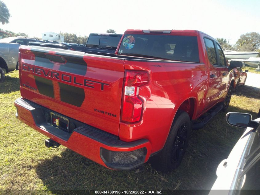 2021 CHEVROLET SILVERADO 1500 CUSTOM VIN: 1GCPWBEK2MZ327309