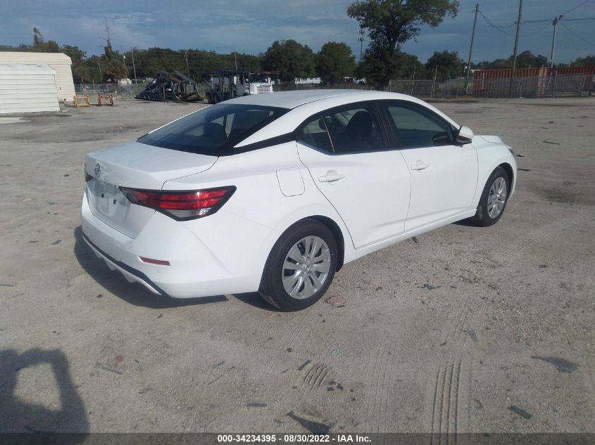 2022 NISSAN SENTRA S VIN: 3N1AB8BV9NY287506