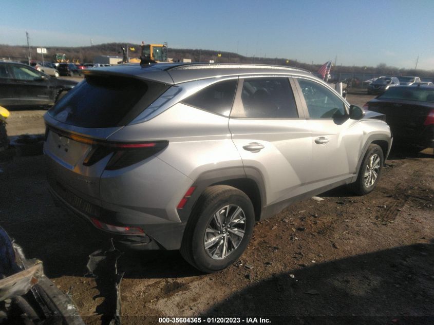 2022 HYUNDAI TUCSON HYBRID BLUE VIN: KM8JBCA19NU020010