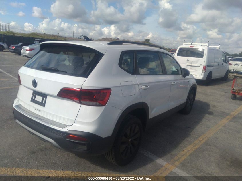 2022 VOLKSWAGEN TAOS S VIN: 3VVDX7B27NM044135