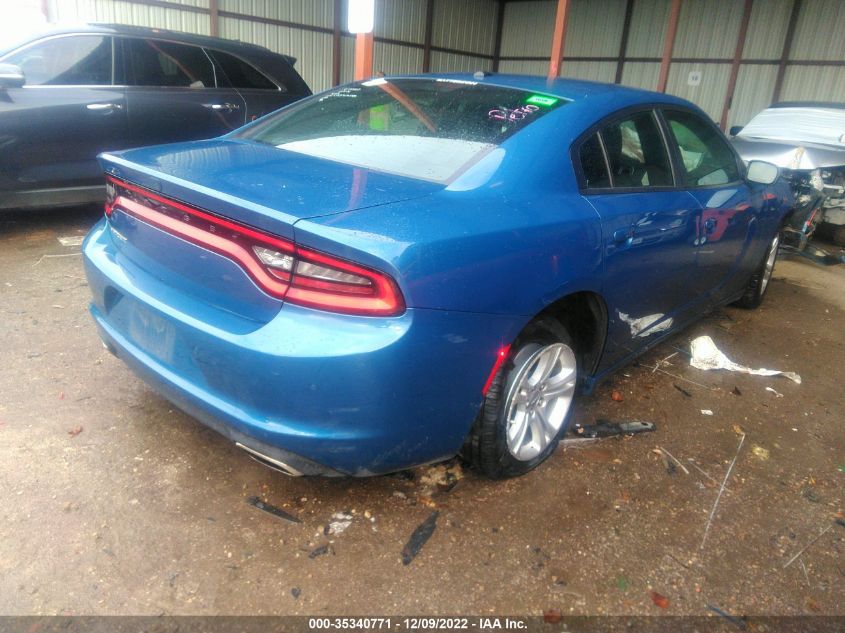 2021 DODGE CHARGER SXT VIN: 2C3CDXBG6MH643611
