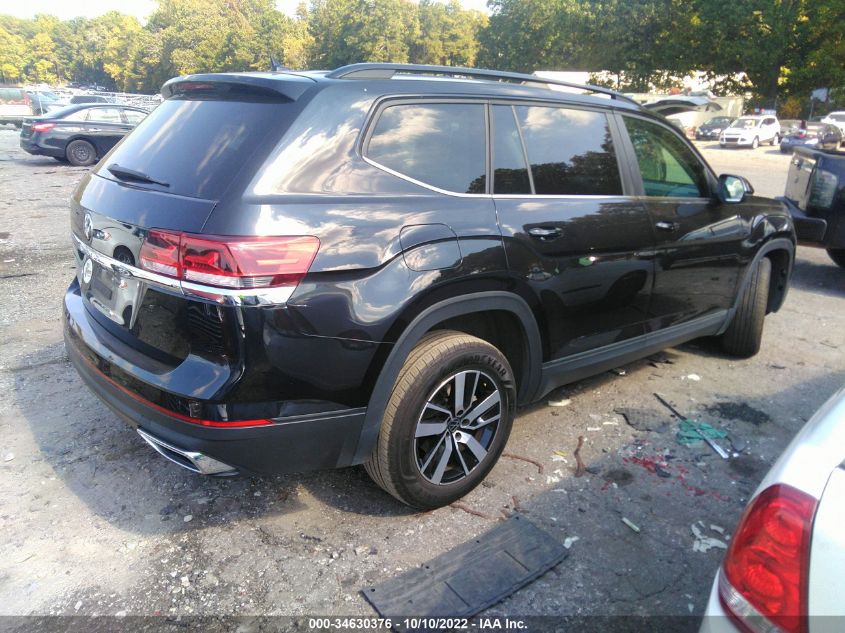 2021 VOLKSWAGEN ATLAS 2.0T SE VIN: 1V2DP2CA1MC521969